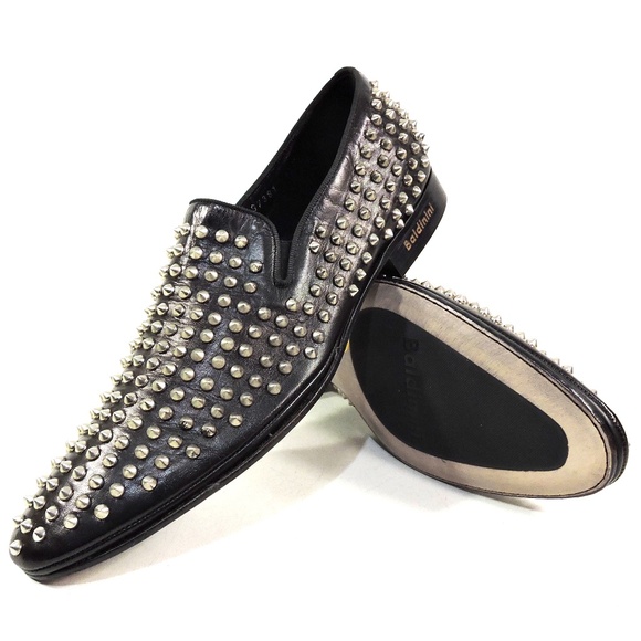BALDININI ?? MEN\'S BLACK LEATHER COMFORT FASHION LOAFERS main image 3